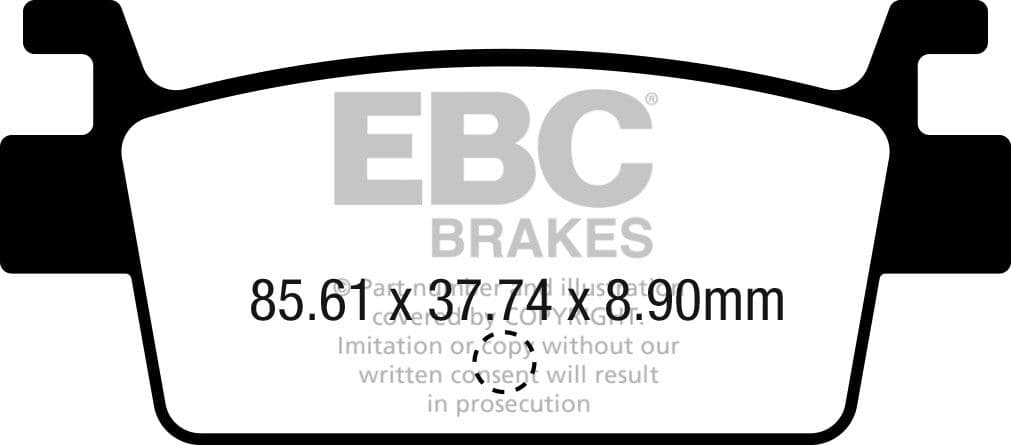 SFAC Carbon Series Scooter Brake Pads