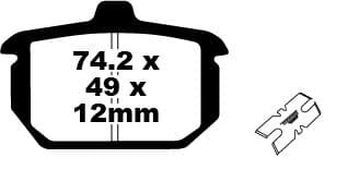FA-HH Series Sindered Brake Pads