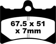 FA-HH Series Sindered Brake Pads