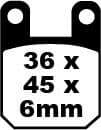 SFA-HH Series Sindered Scooter Brake Pads
