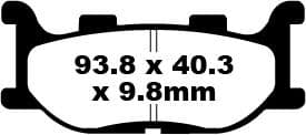 SFA-HH Series Sindered Scooter Brake Pads