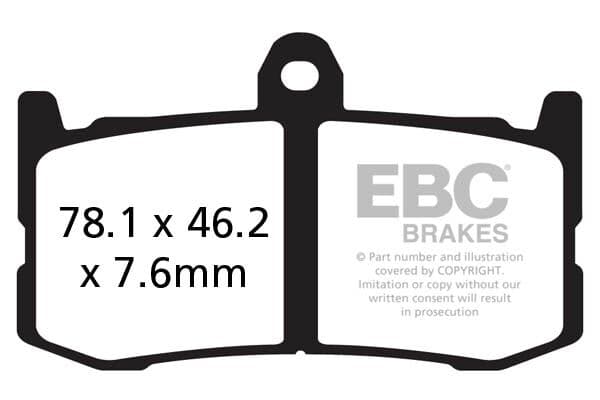 GPFAX Series Race Sindered Brake Pads