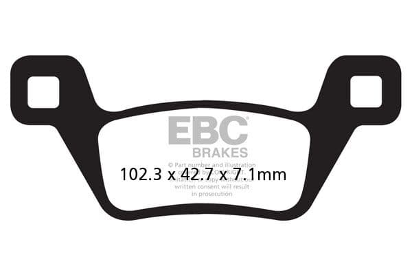 R Series Heavy Duty Sindered Brake Pads