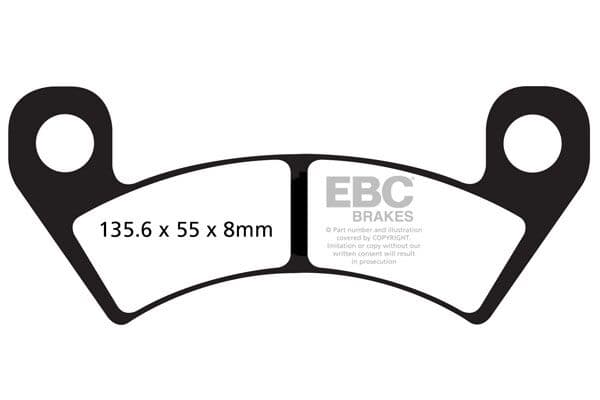 R Series Heavy Duty Sindered Brake Pads