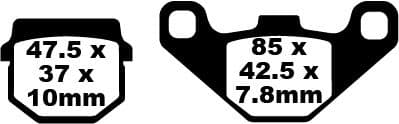 TT Sport Carbon Fusion Brake Pads
