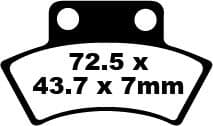 TT Sport Carbon Fusion Brake Pads