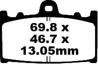 TT Sport Carbon Fusion Brake Pads