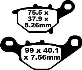 TT Sport Carbon Fusion Brake Pads
