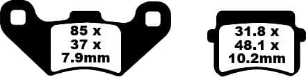 TT Sport Carbon Fusion Brake Pads