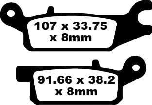 TT Sport Carbon Fusion Brake Pads
