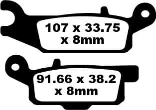 TT Sport Carbon Fusion Brake Pads
