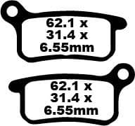 TT Sport Carbon Fusion Brake Pads
