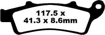 SFA-HH Series Sindered Scooter Brake Pads