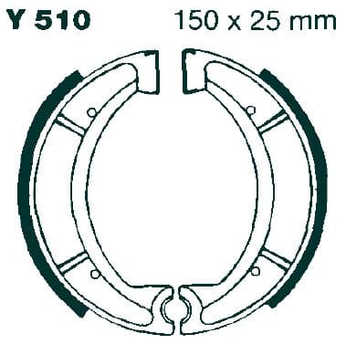 "G" Grooved Brake Shoe