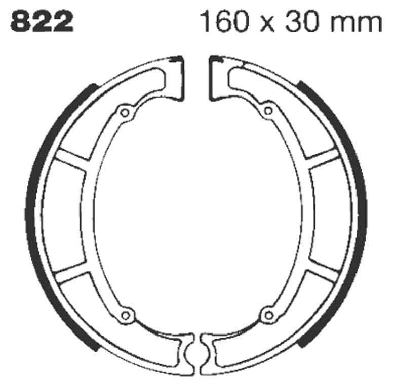 "G" Grooved Brake Shoe