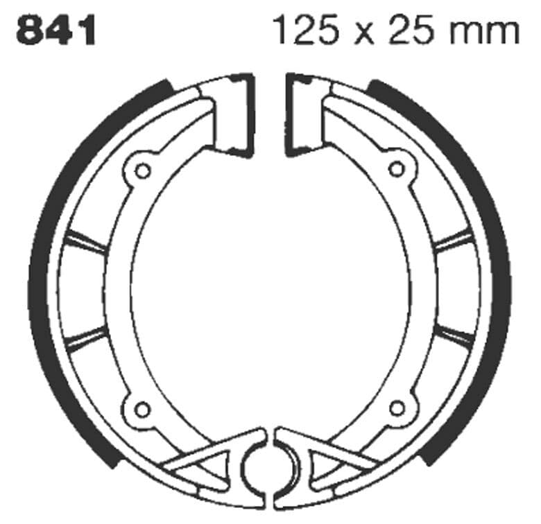 "G" Grooved Brake Shoe