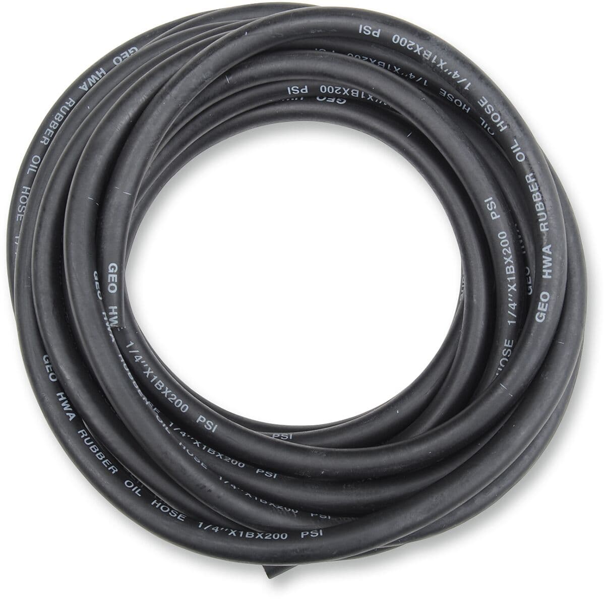 Universal Black Rubber Fuel/Oil Line