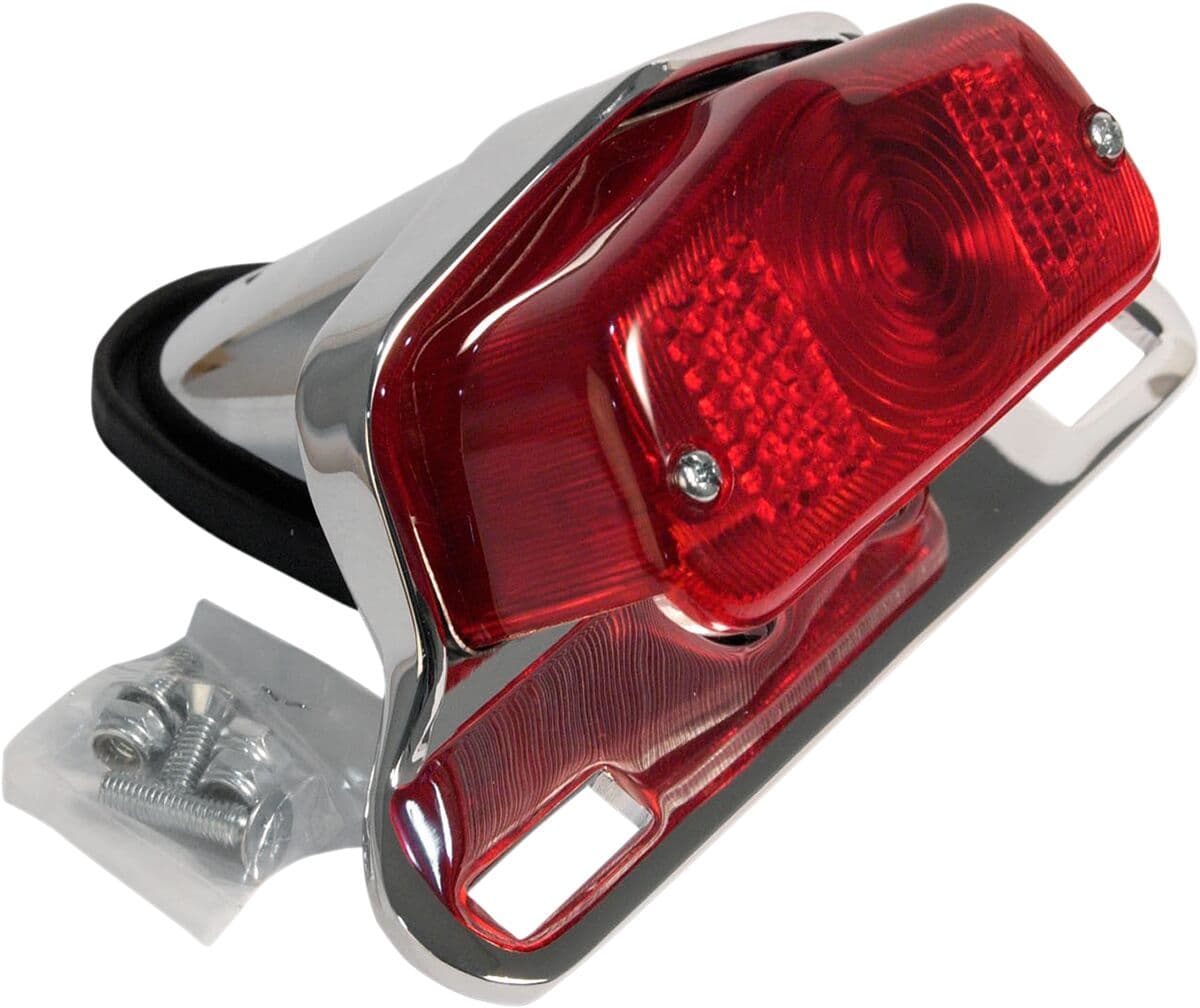 Lucas-Style Taillight with Chrome Bracket