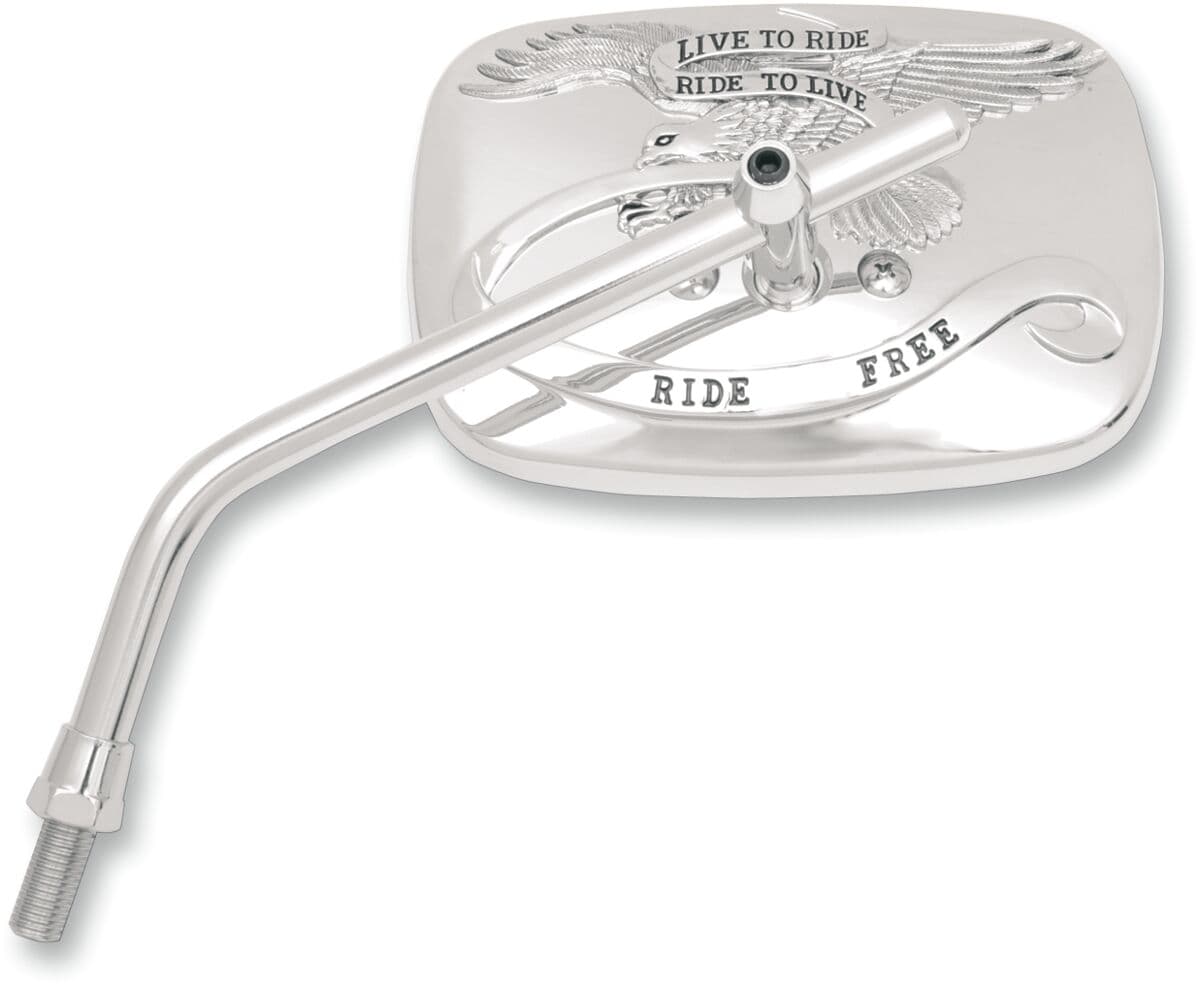 "Ride Free" Steel Mirror