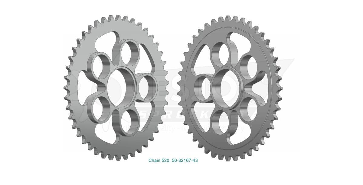 STANDARD SPROCKET REAR 520