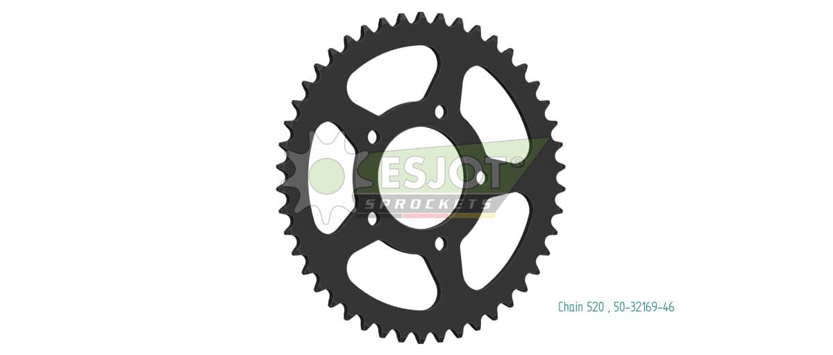 STANDARD SPROCKET REAR 520