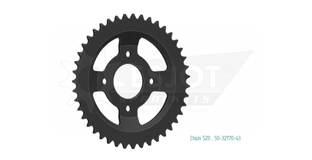 STANDARD SPROCKET REAR 520