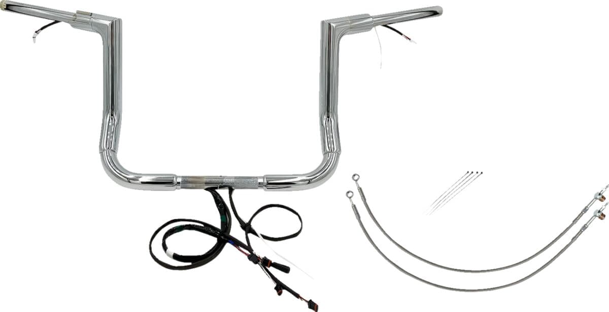 EZ Install Wired 1-1/2" Flat Top Handlebar Kit