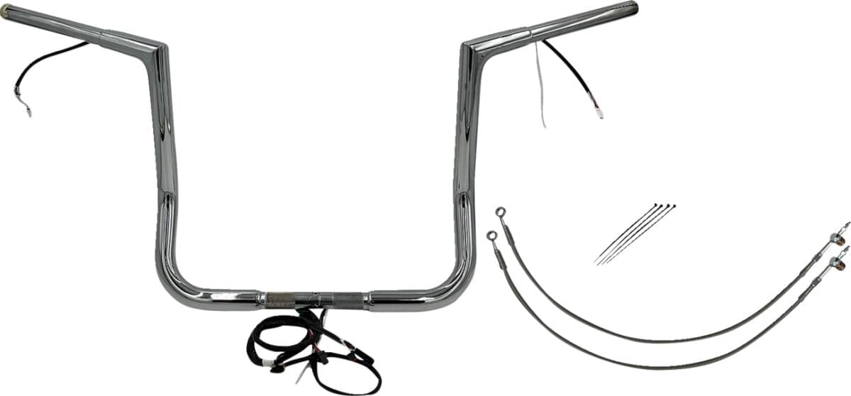 EZ Install Wired 1-1/4" Flat Top Handlebar Kit
