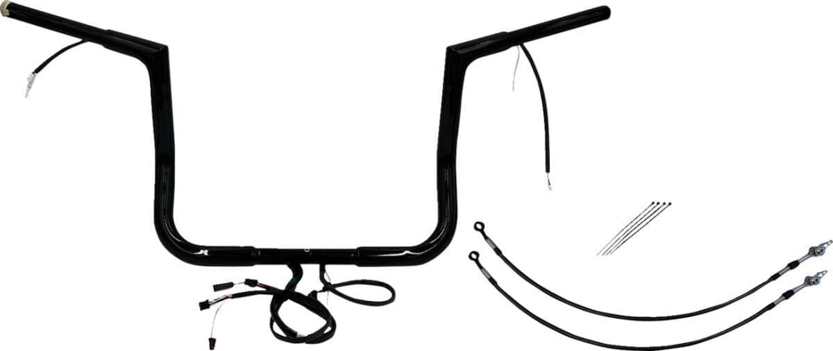 EZ Install Wired 1-1/4" Flat Top Handlebar Kit
