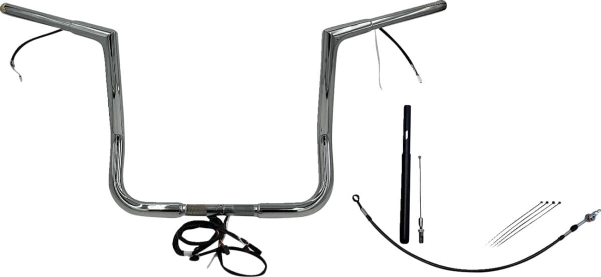 EZ Install Wired 1-1/4" Flat Top Handlebar Kit
