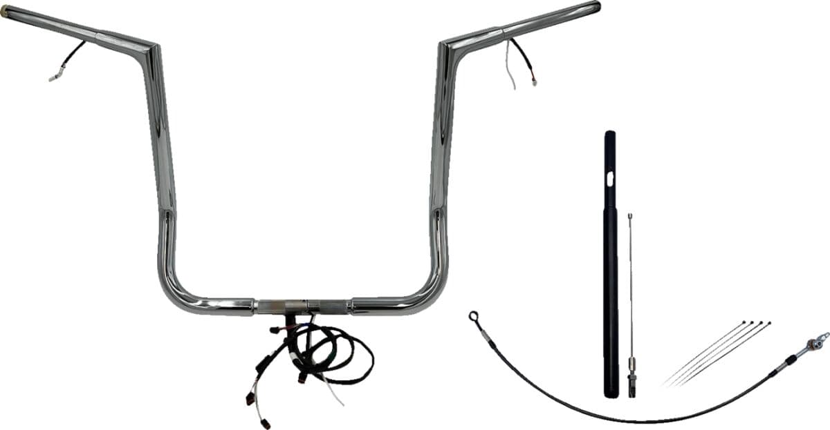 EZ Install Wired 1-1/4" Flat Top Handlebar Kit