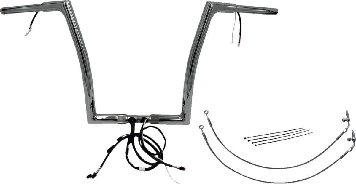 EZ Install Wired 1-1/4" Flat Top Handlebar Kit