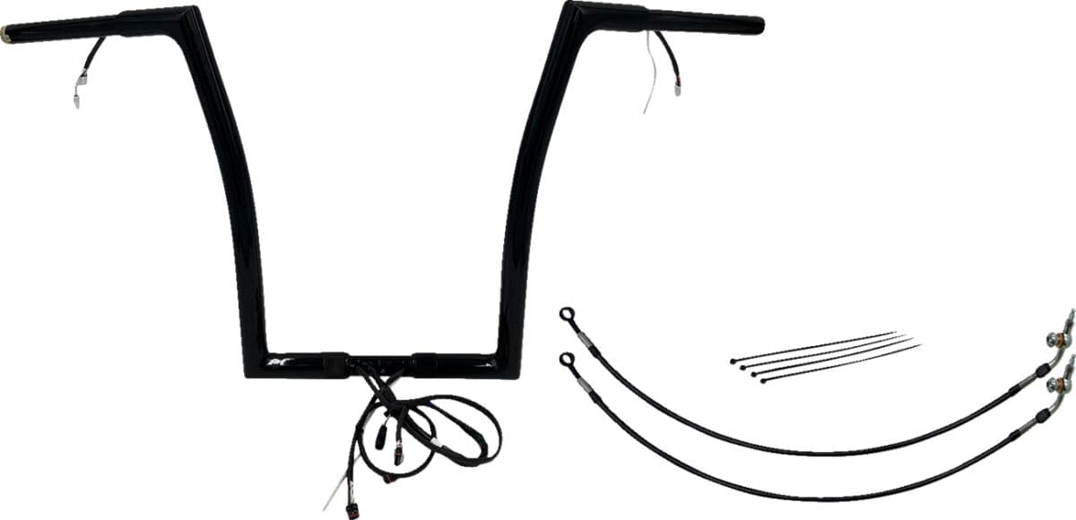 EZ Install Wired 1-1/4" Flat Top Handlebar Kit