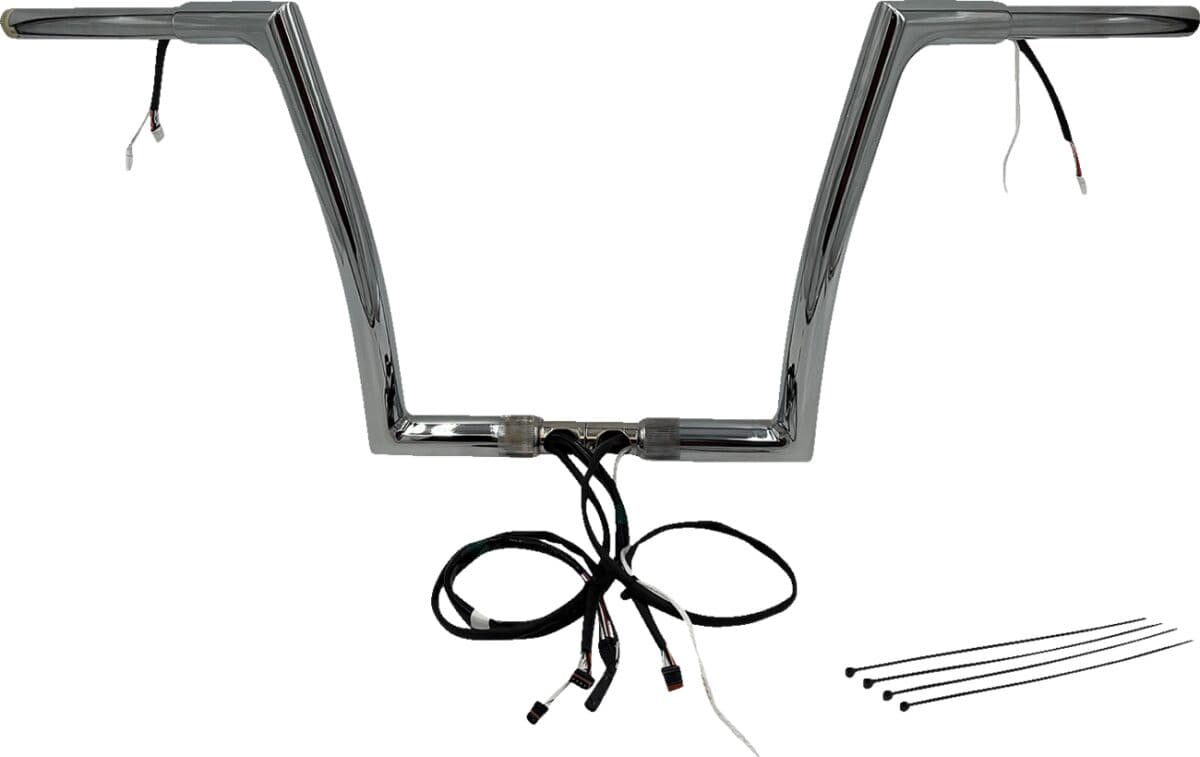 EZ Install Wired 1-1/4" Flat Top Handlebar Kit