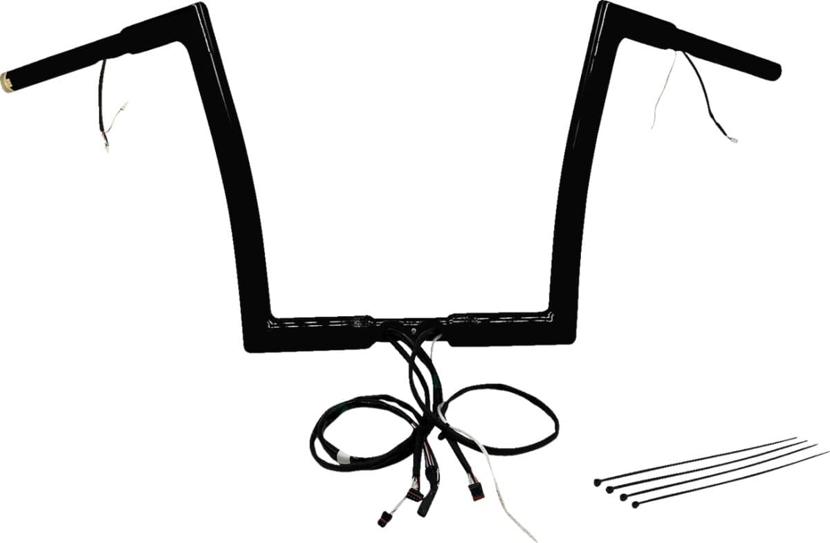 EZ Install Wired 1-1/4" Flat Top Handlebar Kit