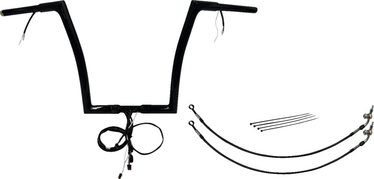 EZ Install Wired 1-1/4" Flat Top Handlebar Kit