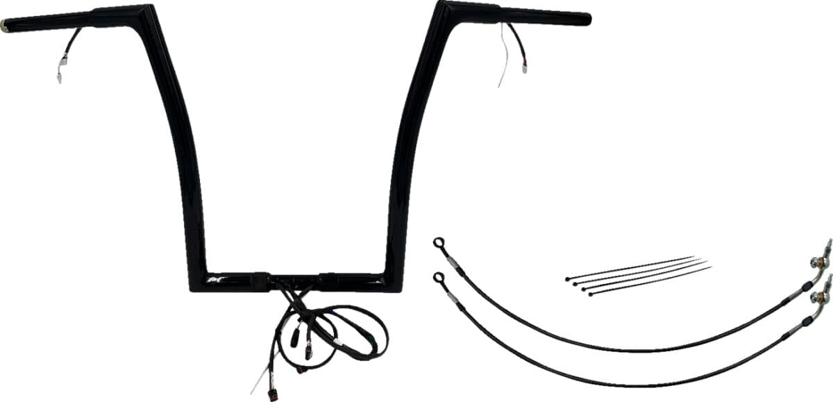 EZ Install Wired 1-1/4" Flat Top Handlebar Kit