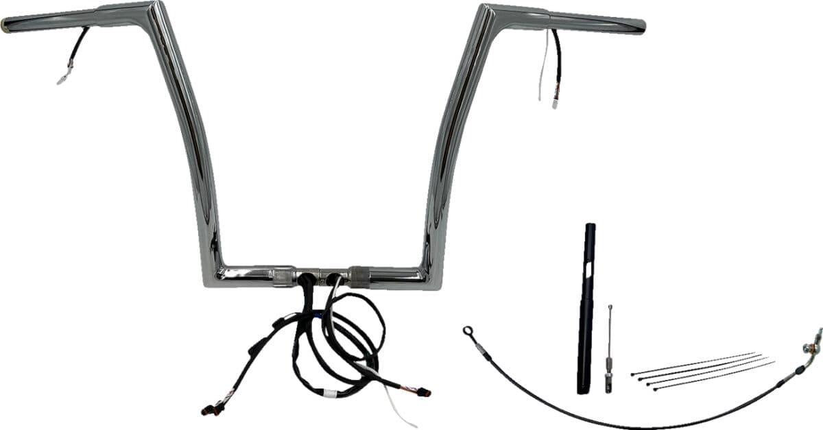 EZ Install Wired 1-1/4" Flat Top Handlebar Kit