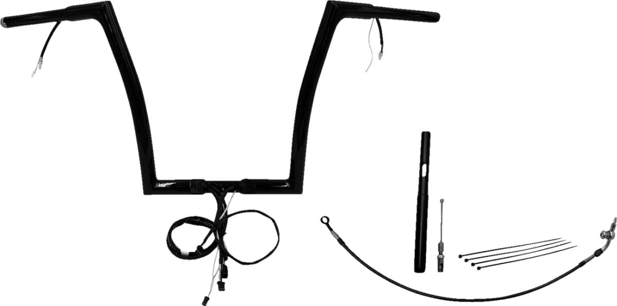 EZ Install Wired 1-1/4" Flat Top Handlebar Kit