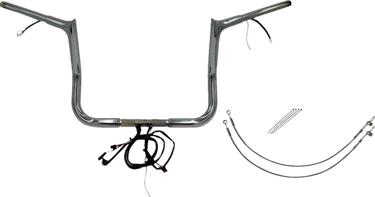 EZ Install Wired 1-1/4" Pointed Top Handlebar Kit