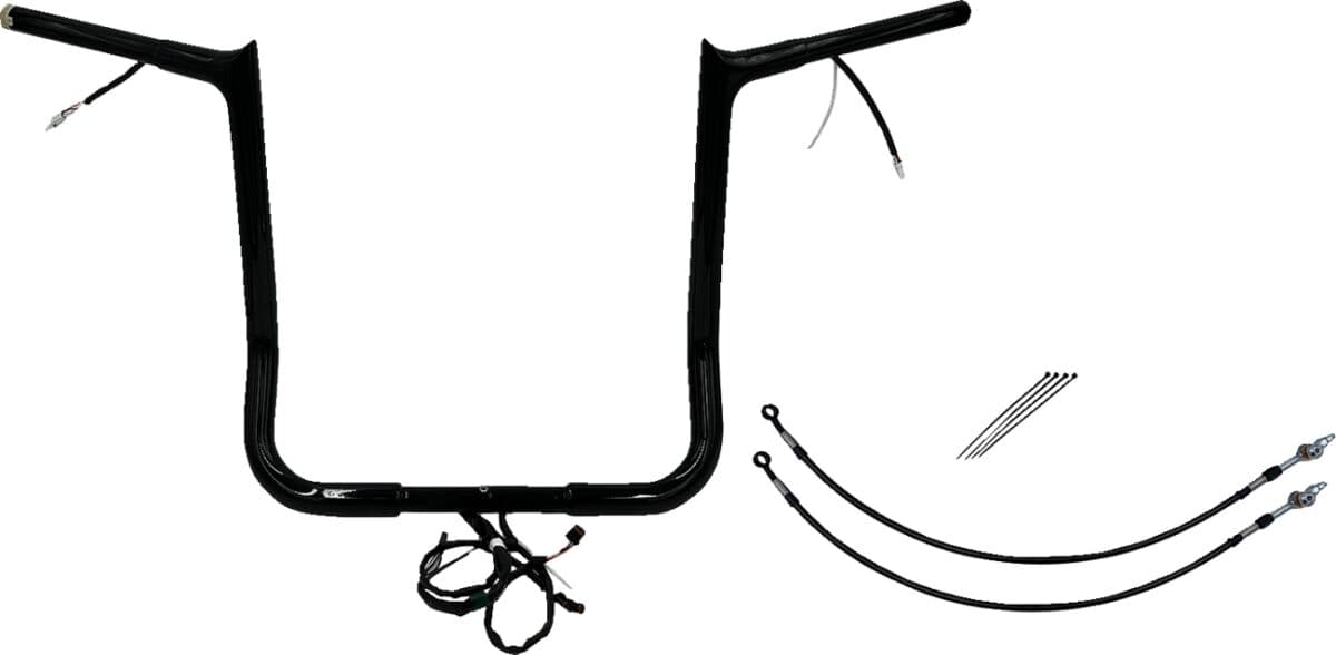 EZ Install Wired 1-1/4" Pointed Top Handlebar Kit