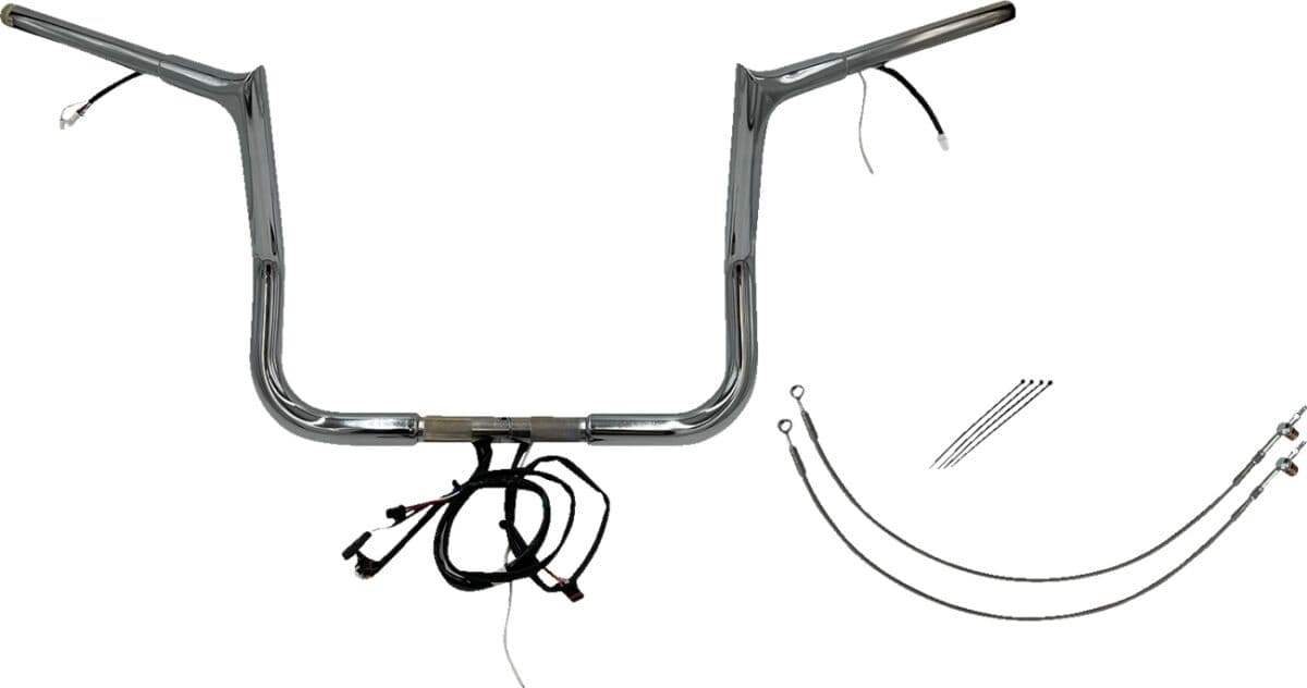 EZ Install Wired 1-1/4" Pointed Top Handlebar Kit