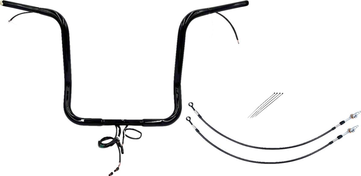 EZ Install Wired 1-1/4" Pointed Top Handlebar Kit