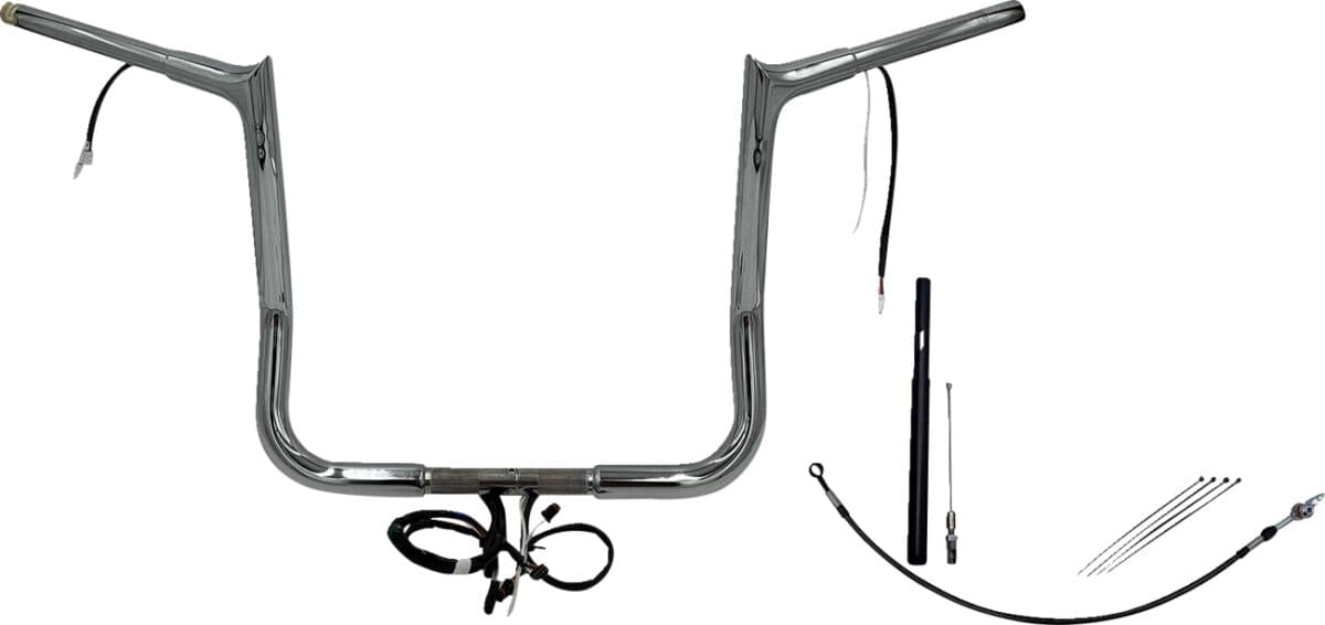 EZ Install Wired 1-1/4" Pointed Top Handlebar Kit
