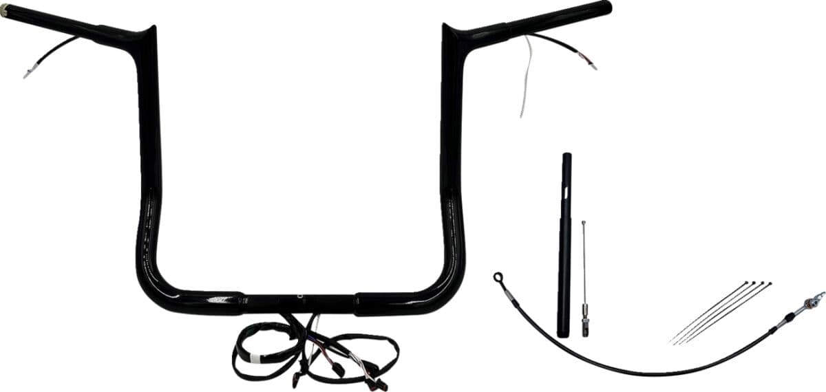EZ Install Wired 1-1/4" Pointed Top Handlebar Kit