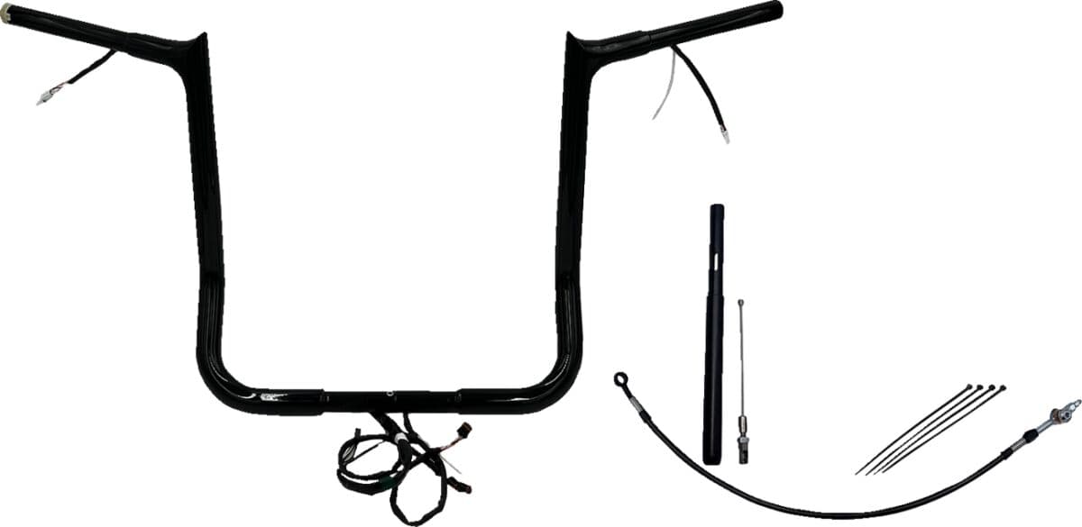EZ Install Wired 1-1/4" Pointed Top Handlebar Kit