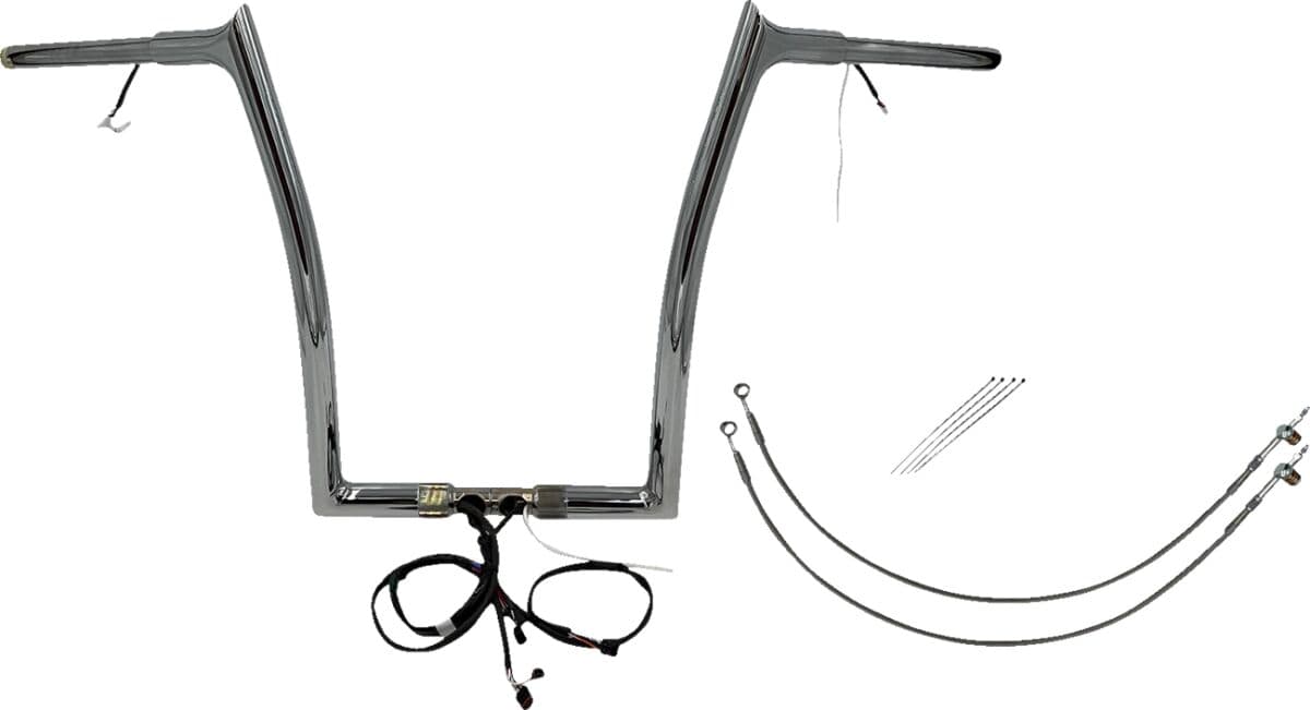 EZ Install Wired 1-1/4" Pointed Top Handlebar Kit