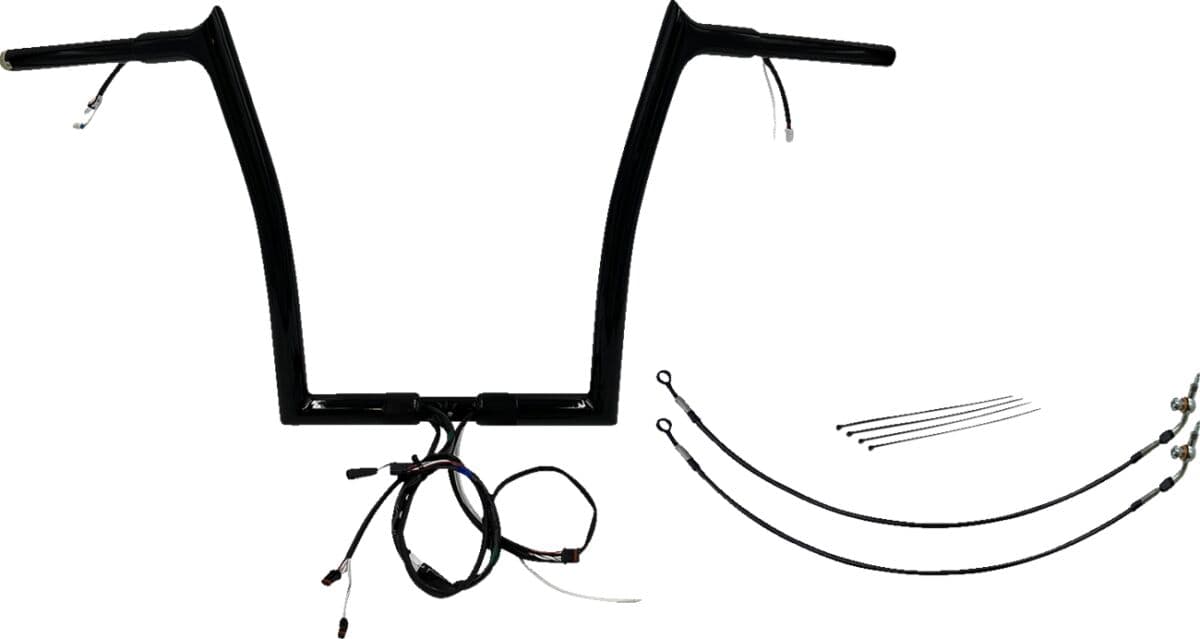 EZ Install Wired 1-1/4" Pointed Top Handlebar Kit