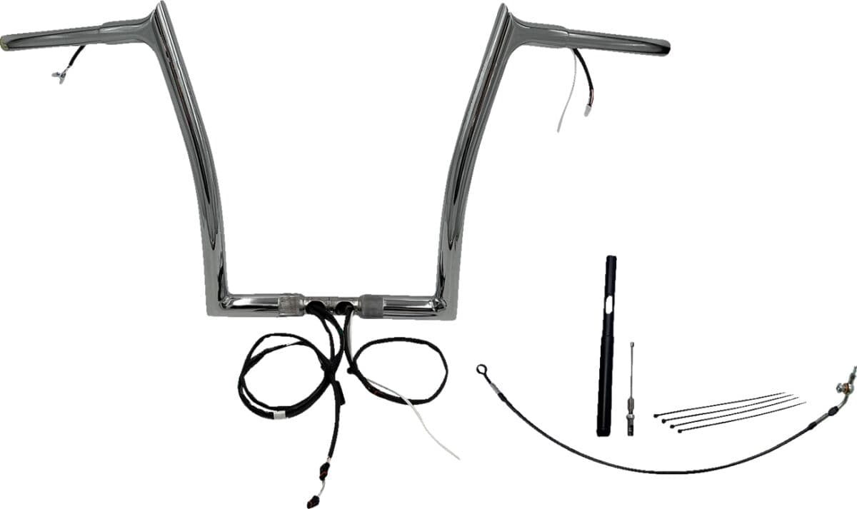 EZ Install Wired 1-1/4" Pointed Top Handlebar Kit