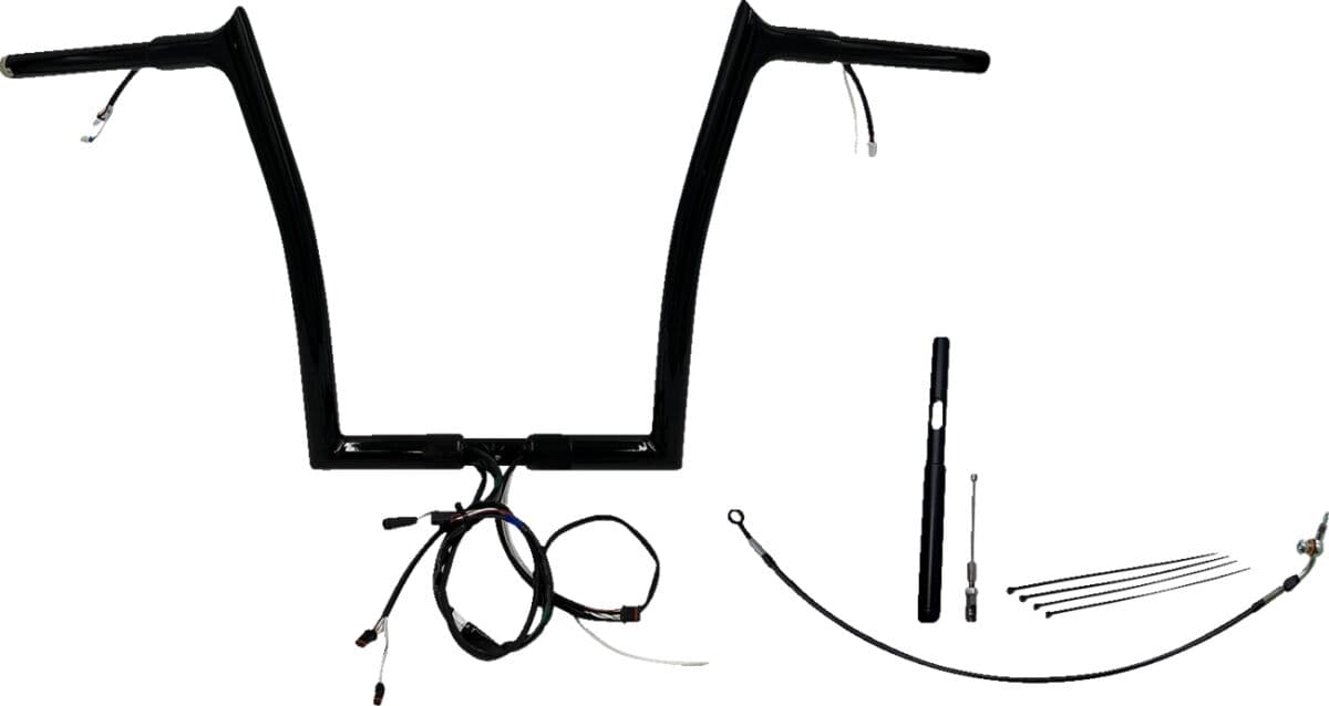 EZ Install Wired 1-1/4" Pointed Top Handlebar Kit